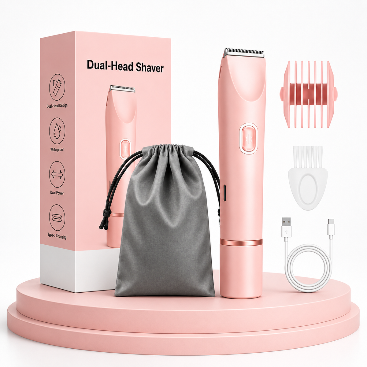 Velora Shave™ — 2-in-1 Women's Electric Shaver