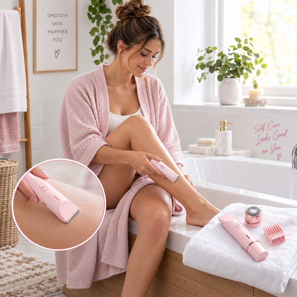 Velora Shave™ — 2-in-1 Women's Electric Shaver