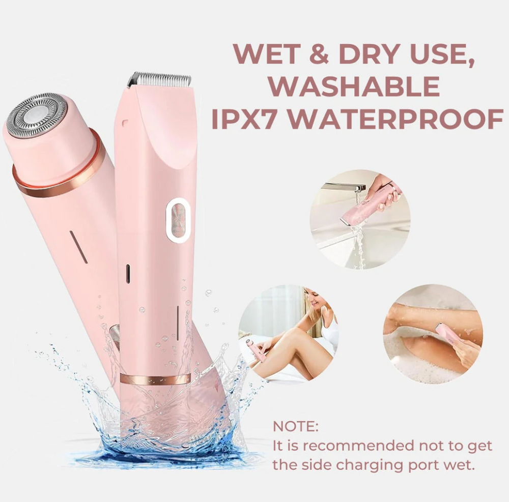 Velora Shave™ — 2-in-1 Women's Electric Shaver